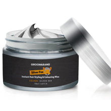 Cargar imagen en el visor de la galería, Cera de tinte gris para cabello Argent Wax
